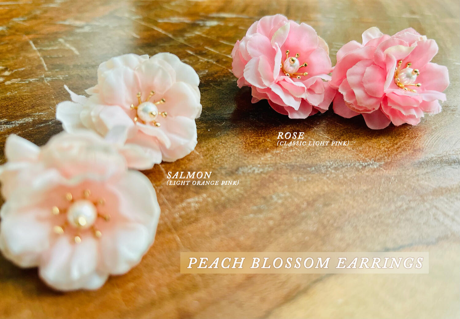 peach blossoms! (2 color variants)
