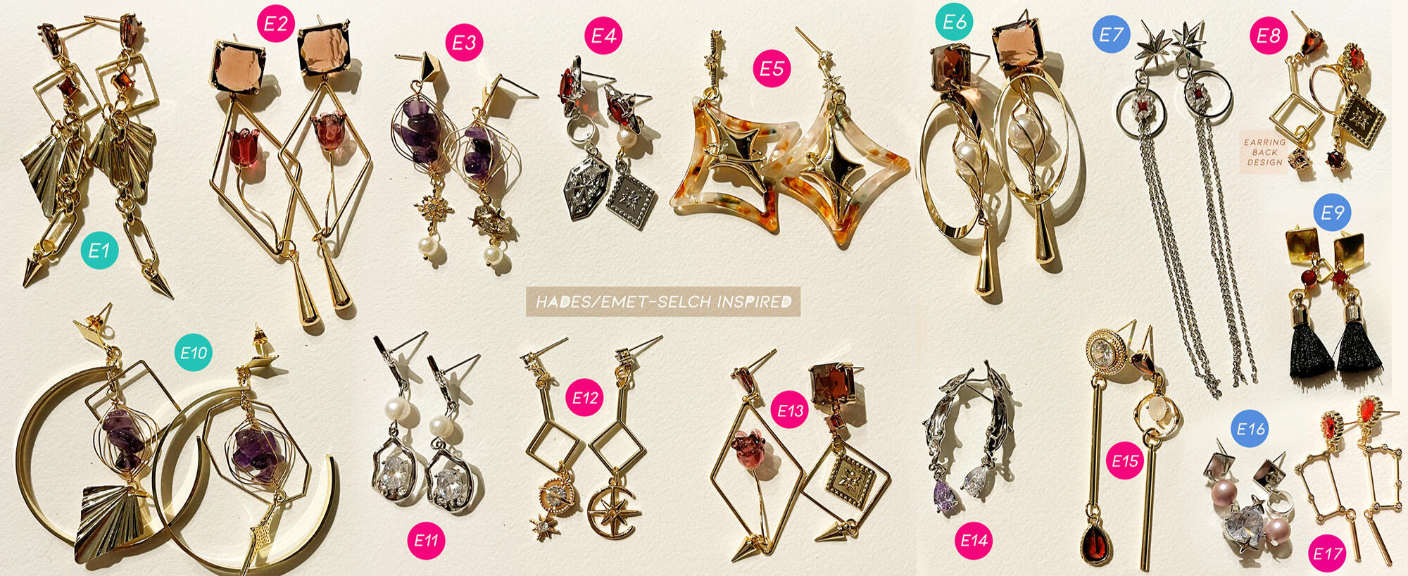 emet/hades earrings!